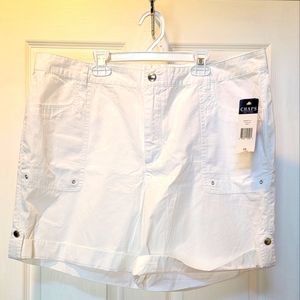 Women's Chaps White Shorts size 16